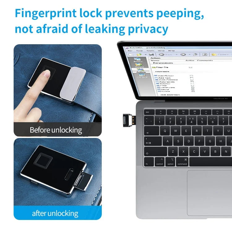 Business Notebook A5 Wireless Charging Fingerprint Lock