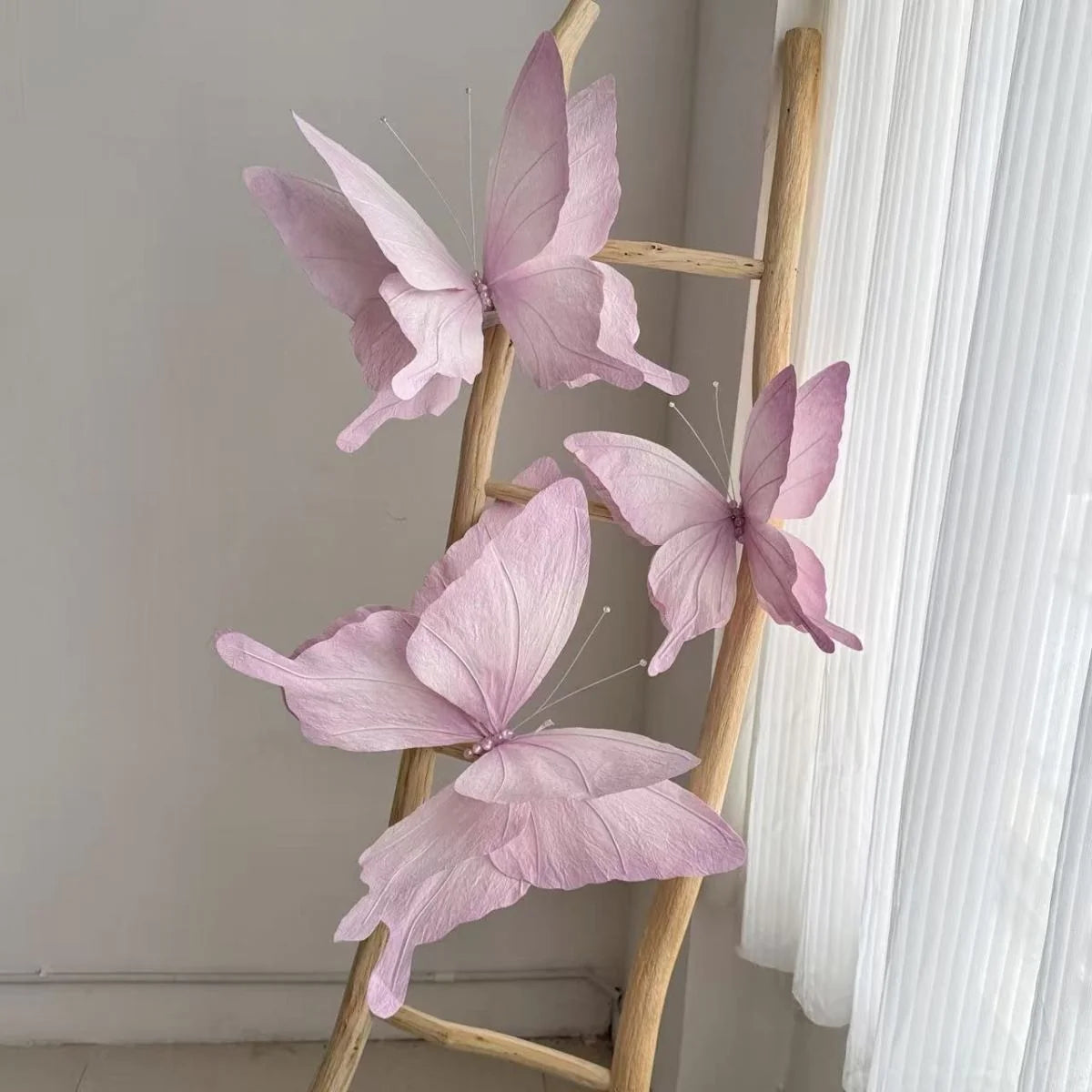 Butterfly Wall Decor Dimensional Paper & Wire Multiple Sizes
