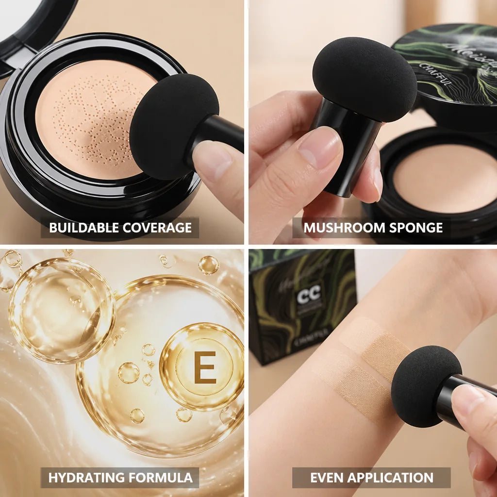 CC Cream Air-Cushion Mushroom-Head Buildable Coverage