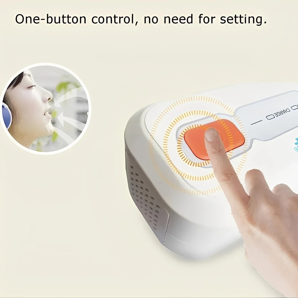 CPAP Cleaner Ozone Sanitization 30-Minute Cycle USB Rechargeable