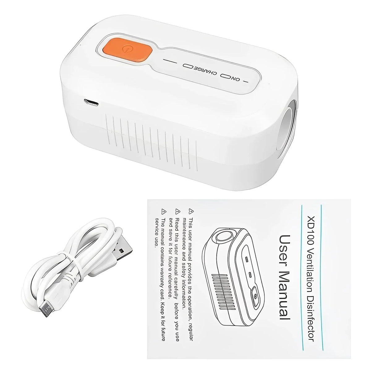 CPAP Cleaner Ozone Sanitizing USB Rechargeable 30-Minute Cycle