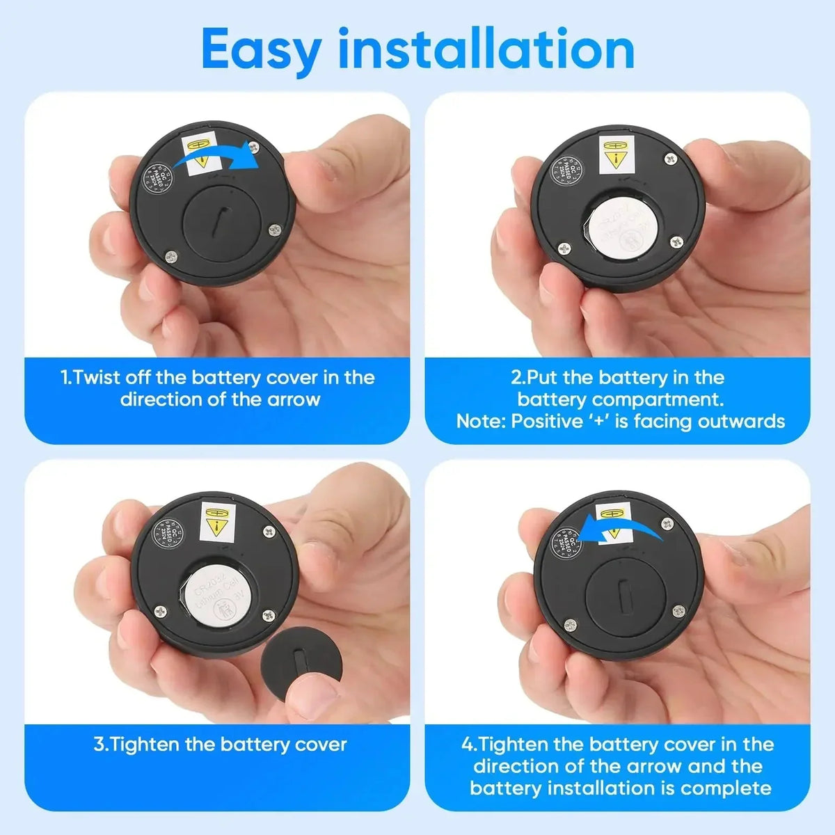 Cabinet Lock Fingerprint Keyless No-Drill Installation & USB Backup