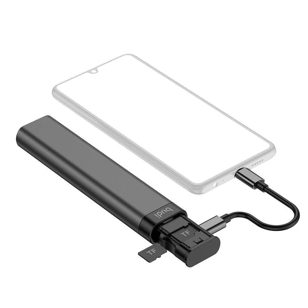 Cable Organizer Multi-Connector Card Reader Phone Stand