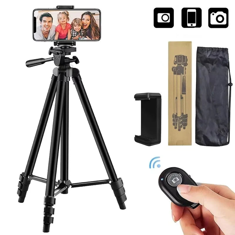 Camera Tripod Expandable 20-55 Inch Foldable Wireless Remote