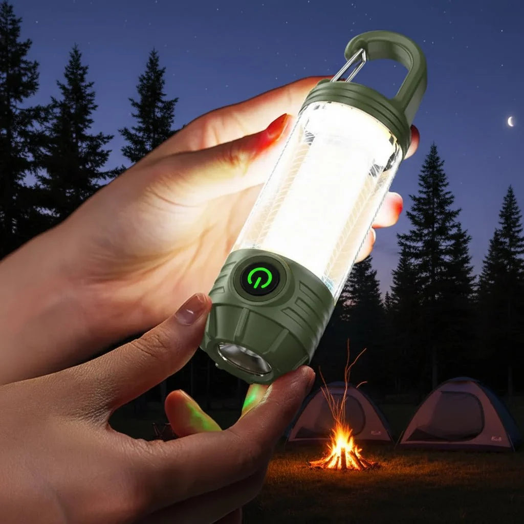 Camping Lantern 1000-Lumen Rechargeable Waterproof With Multiple Light Modes