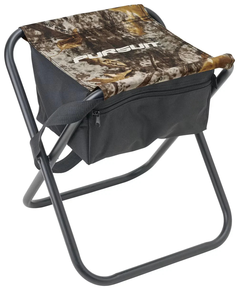 Camping Stool Folding Built-In Cooler Bag