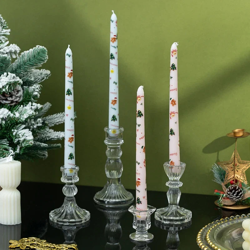 Candle Set Handcrafted Wax & Long-Burning Set Of 2