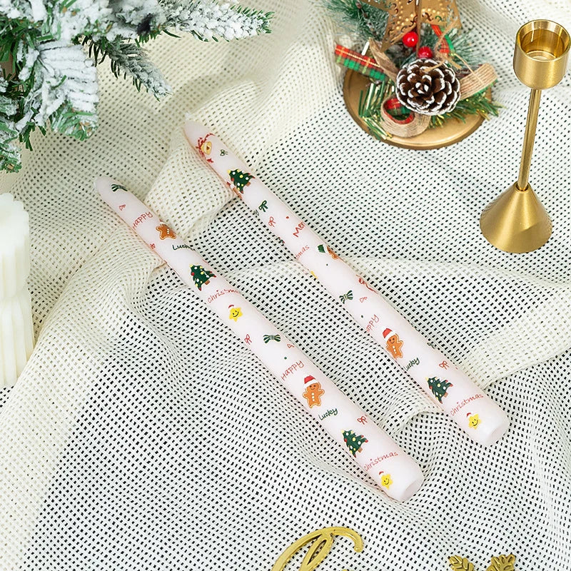 Candle Set Handcrafted Wax & Long-Burning Set Of 2