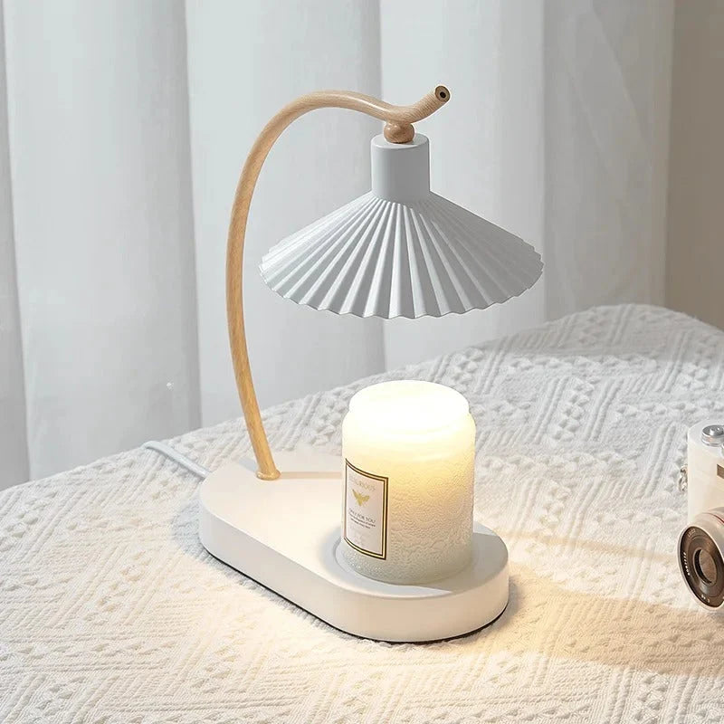 Candle Warmer Lamp Flameless Amber Glow & Even Wax Melt