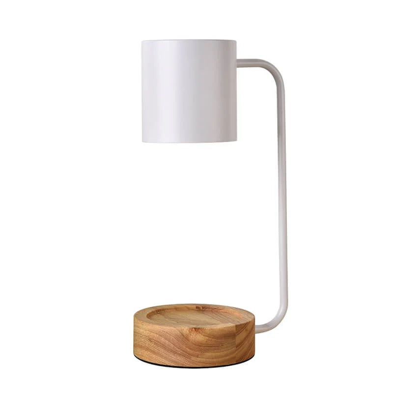 Candle Warmer Lamp Solid Wood Flameless Dimmable Timer