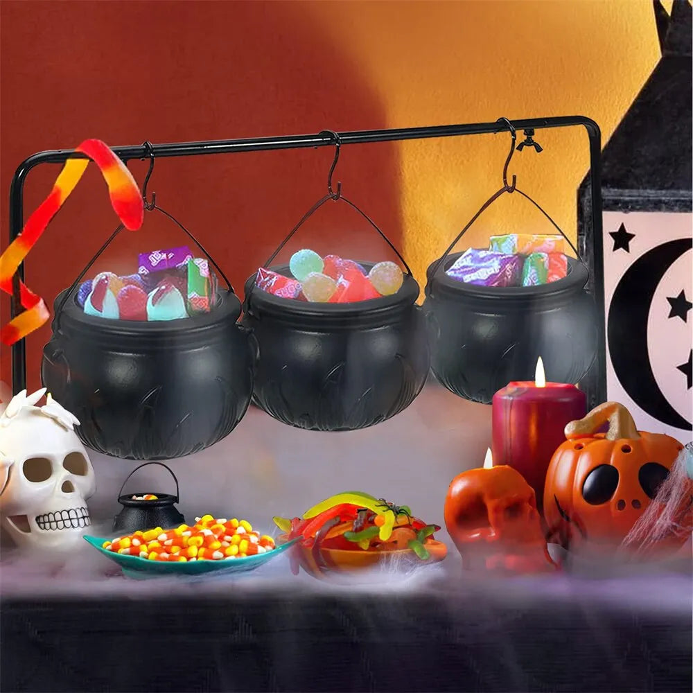 Candy Bowls Witch-Themed Plastic Set of 3