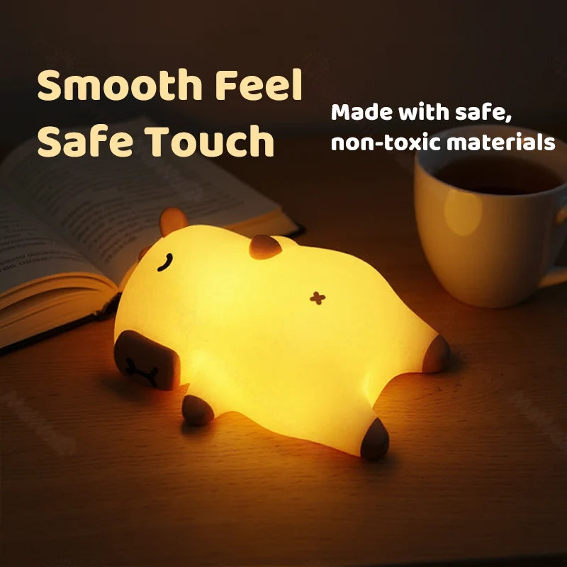 Capybara Night Light Breathing Motion Snoring Sound