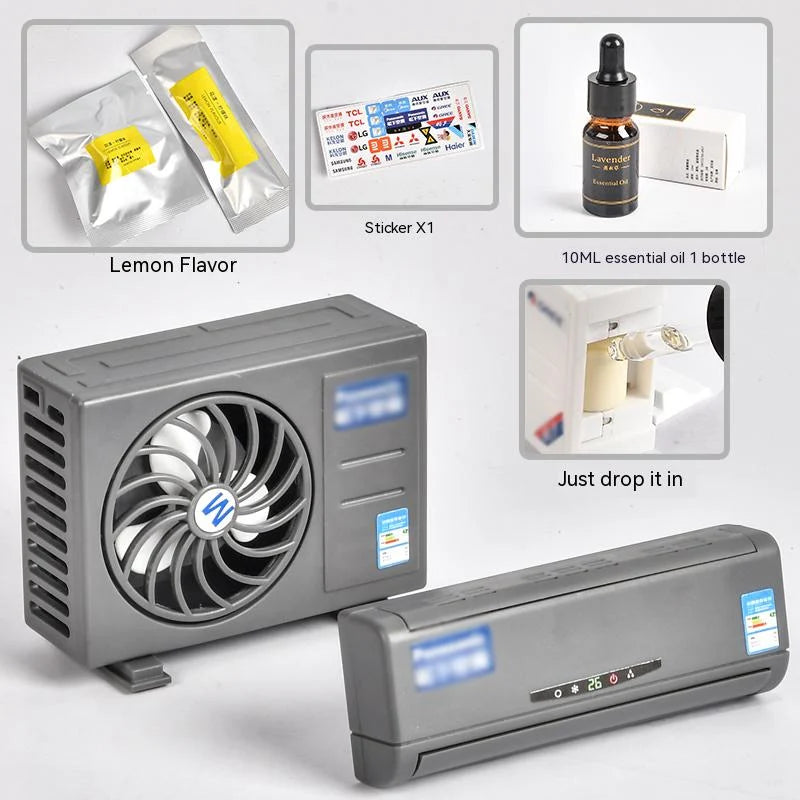 Car Aromatherapy Diffuser Solar-Powered Compact 5 mL