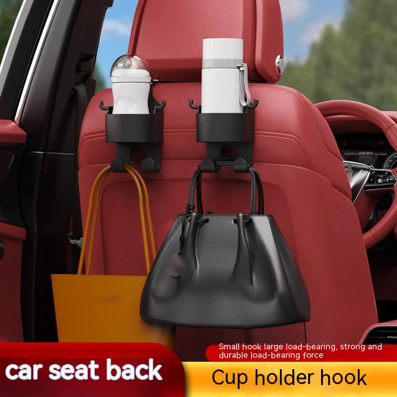 Car Back Seat Organizer Cup & Device Holder ABS