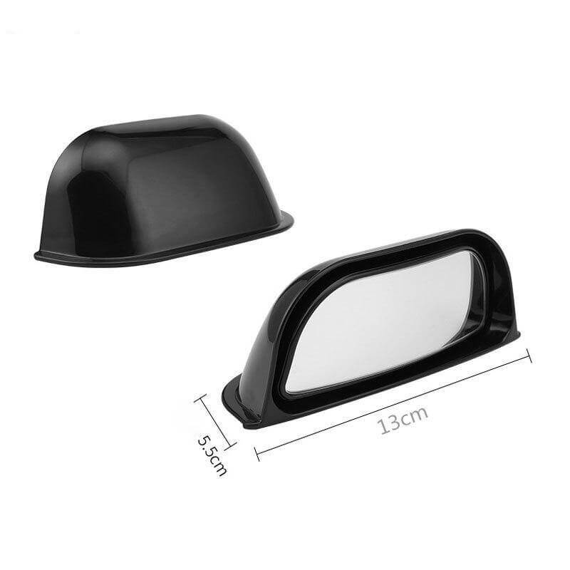Car Blind Spot Mirror Adhesive Mount Compact Design