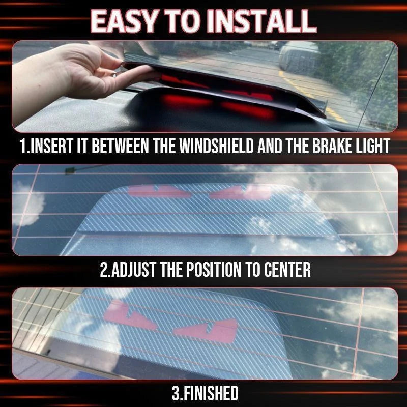 Car Brake Light Decal Scary Eyes Self-Adhesive Acrylic