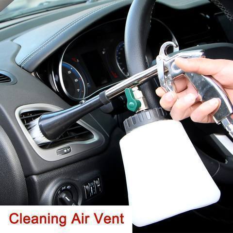 Car Cleaning Gun Air-Powered Oscillating Nozzle 1L Reservoir