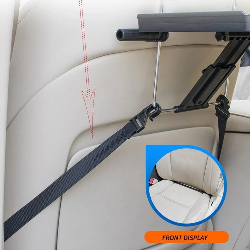 Car Desk Dual-Mount With Pull-Out Storage Drawer