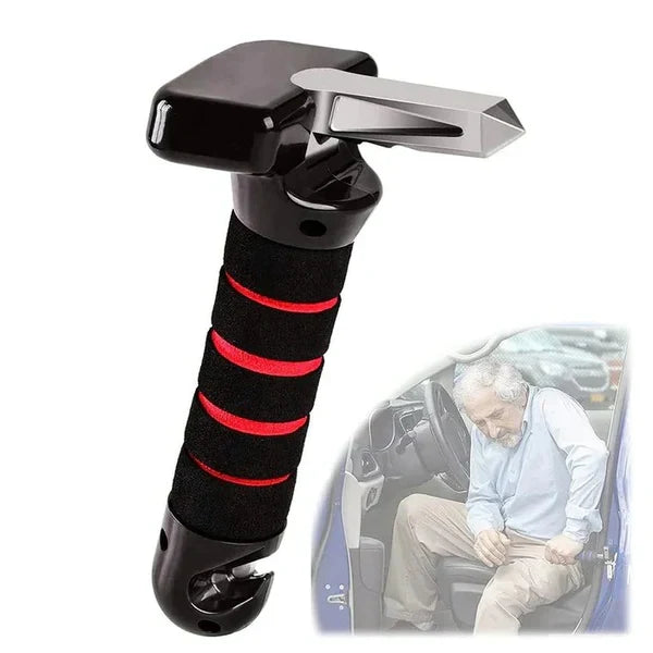 Car Door Assist Handle Seatbelt Cutter & Window Breaker