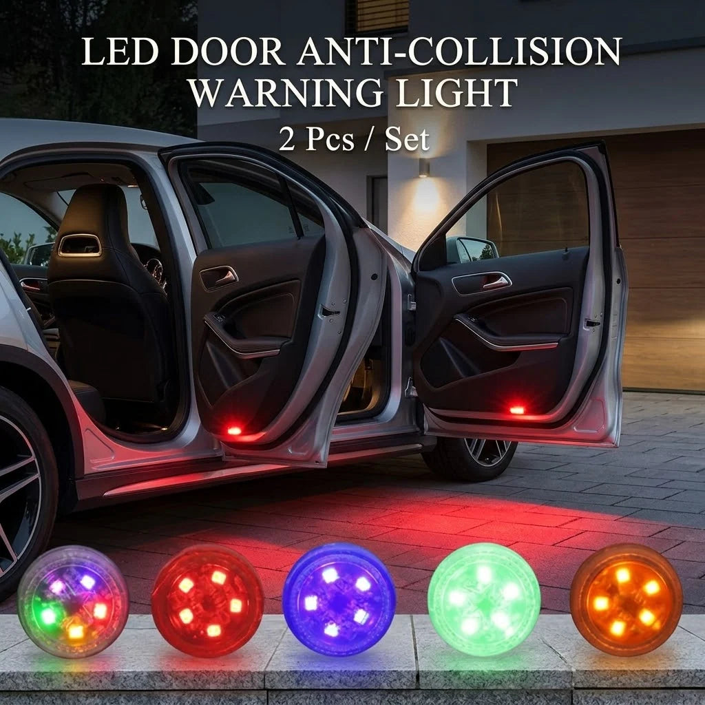 Car Door Warning Lights Wireless Automatic Flashing Waterproof