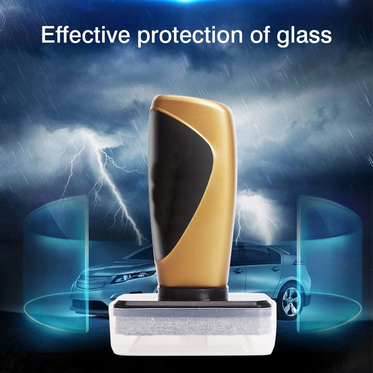 Car Glass Cleaner Set Anti-Fog Rainproof Oil Film Removal