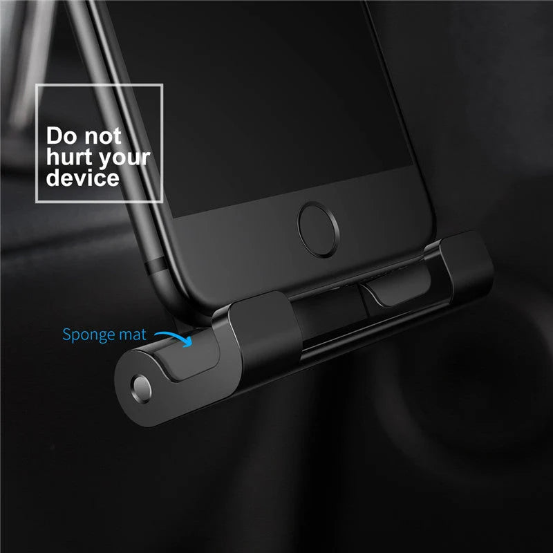 Car Headrest Tablet & Phone Holder 360° Rotating Mount