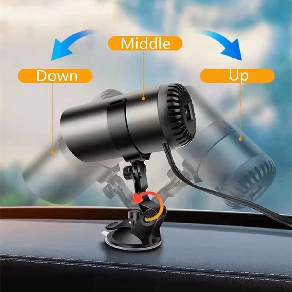 Car Heater & Defroster 12 V 360° Adjustable Mount