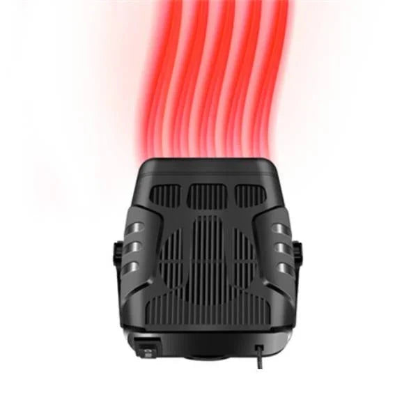 Car Heater Fan 12V 360° Rotating Heating & Cooling Modes