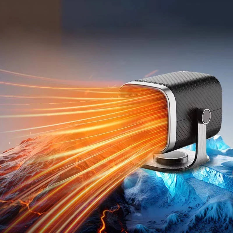 Car Heater & Windshield Defroster Ceramic 360° Rotating Airflow