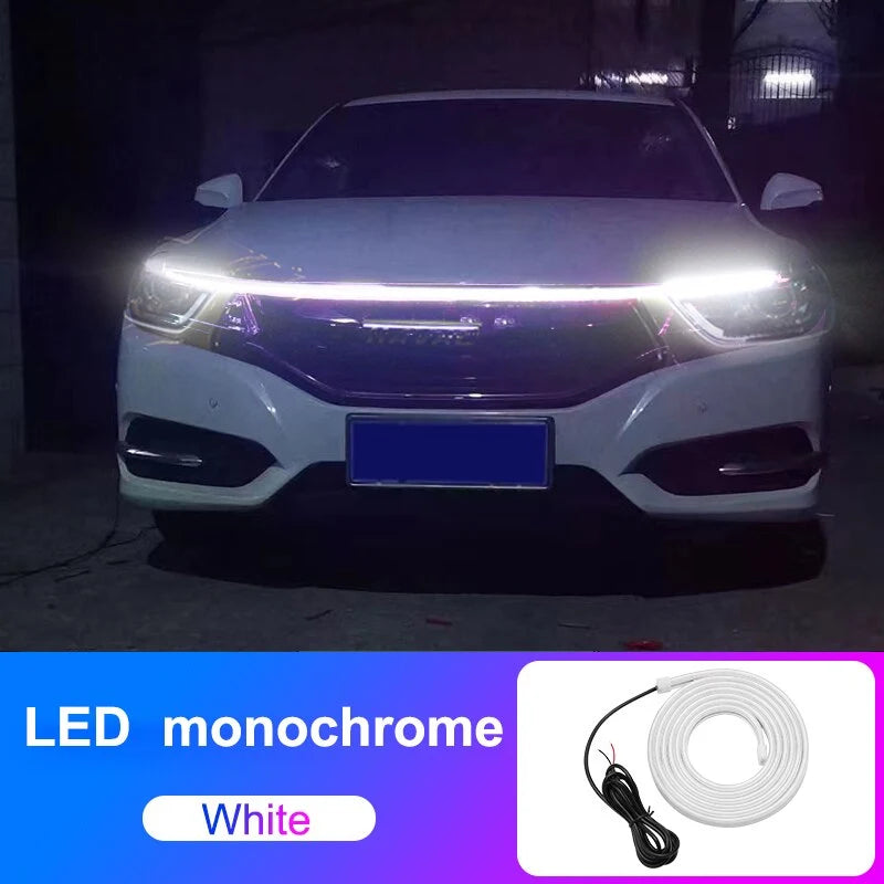 Car Hood LED Light Strip Flexible Waterproof 12V