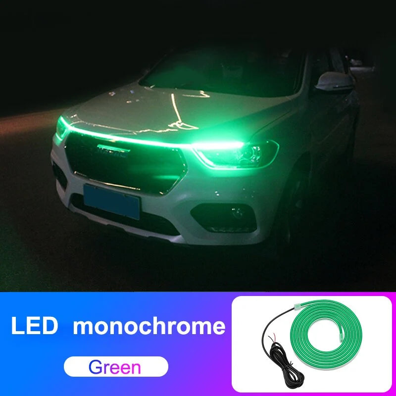 Car Hood LED Light Strip Flexible Waterproof 12V