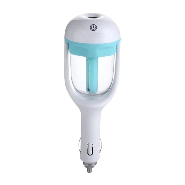 Car Humidifier Ultrasonic Cool Mist 1.7 Oz Tank Auto-Off