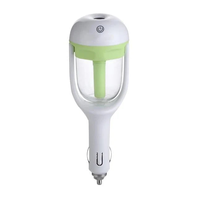 Car Humidifier Ultrasonic Cool Mist 1.7 Oz Tank Auto-Off