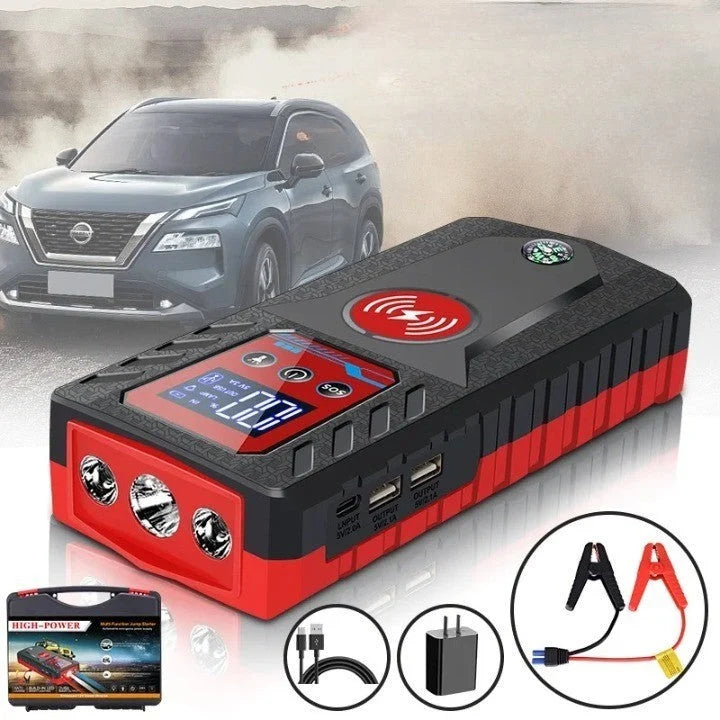 Car Jump Starter 8000A Power Bank LED Flashlight