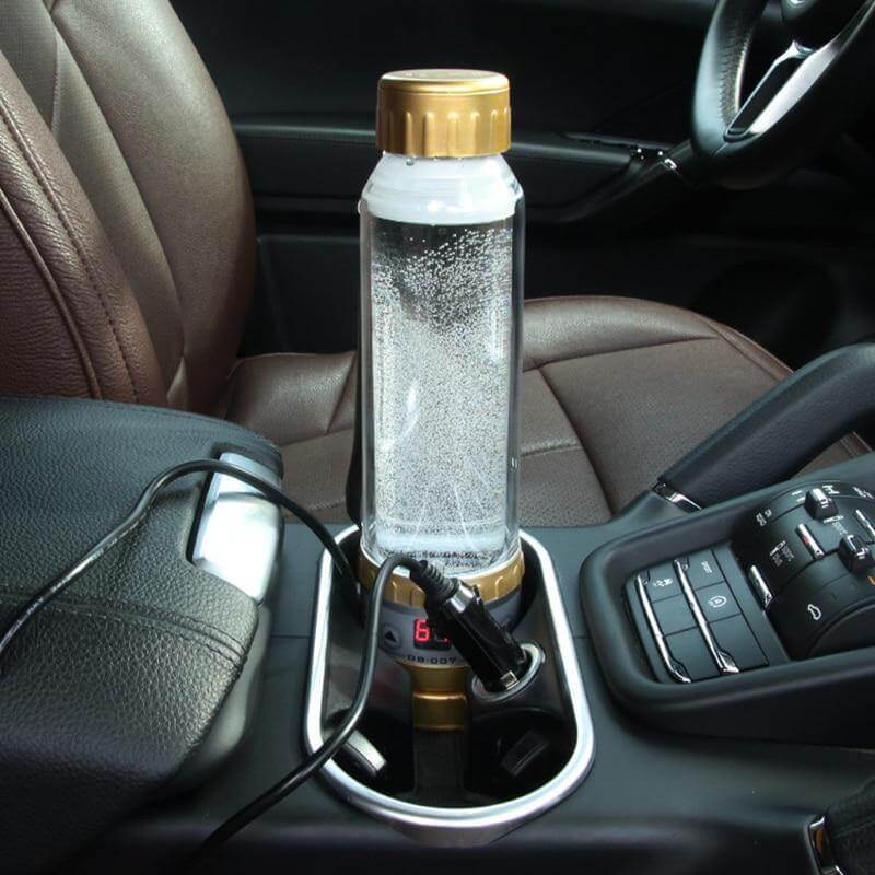Car Kettle Cigarette Lighter Powered Borosilicate Glass 280ml