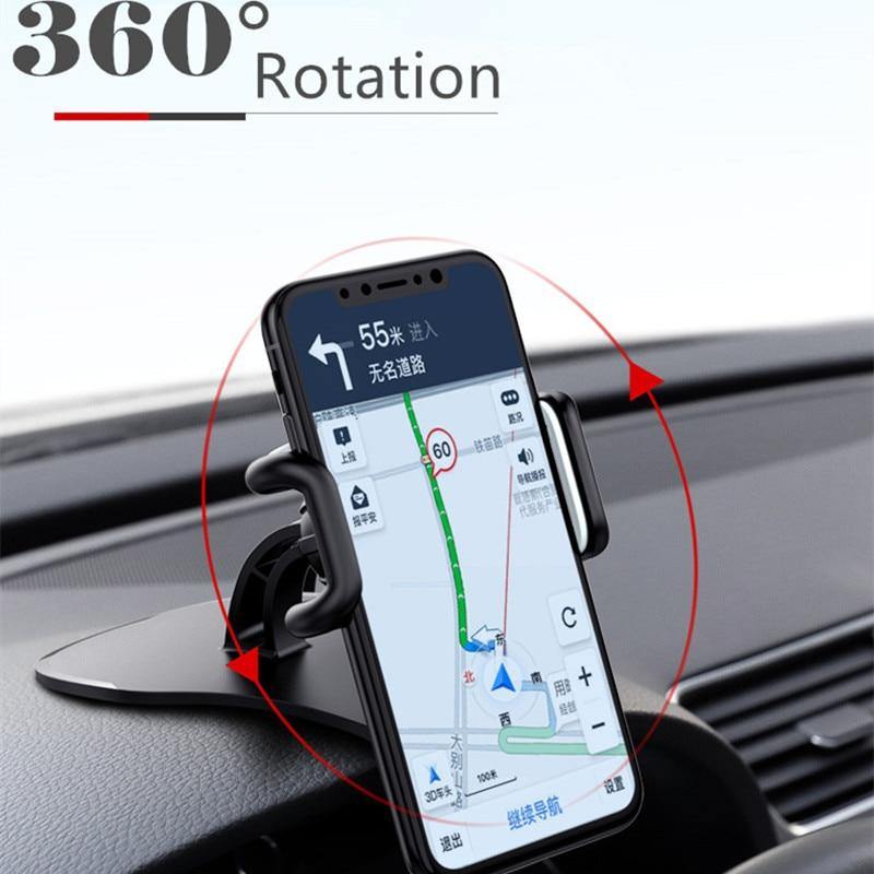 Car Phone Holder 360° Rotation & 180° Tilt
