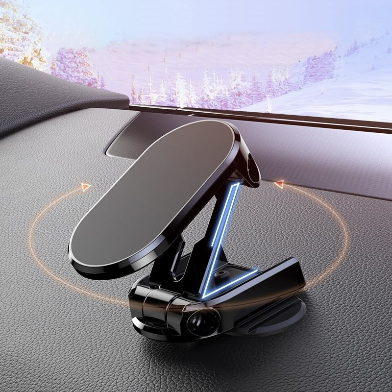 Car Phone Holder Magnetic Dashboard Mount 360° Rotation