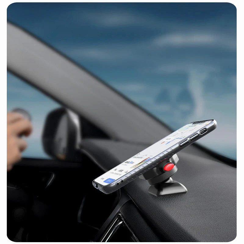 Car Phone Holder Magnetic Quick-Mount 360° Rotation