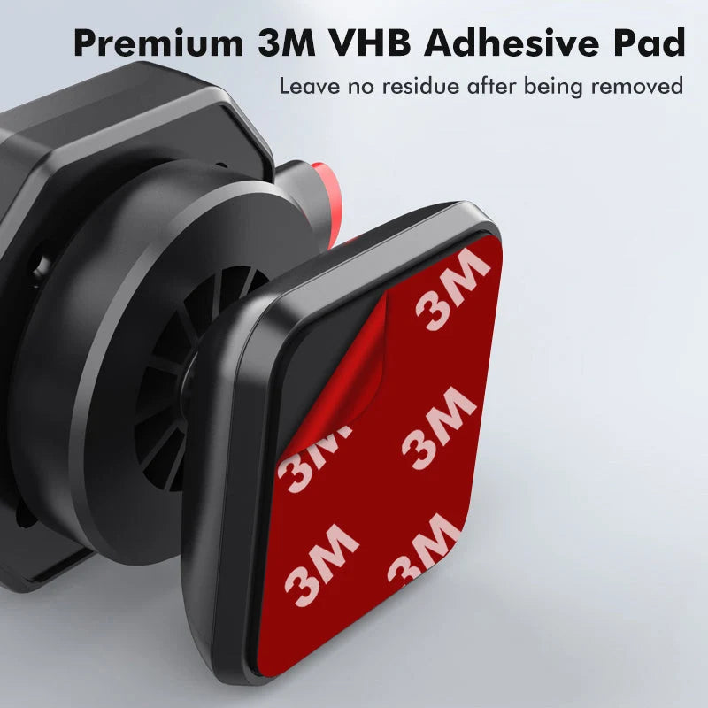 Car Phone Holder Magnetic Quick-Mount 360° Rotation