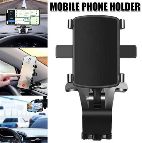 Car Phone Holder Universal Fit 360 Degree Rotation