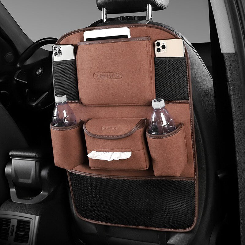 Car Seat Back Organizer 8 Pockets Backseat Storage