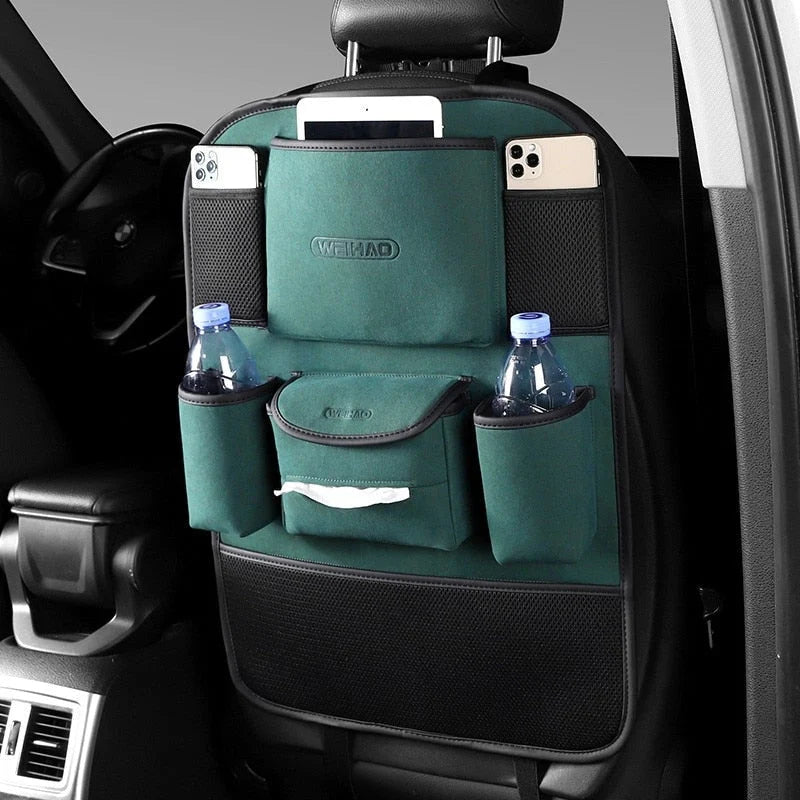 Car Seat Back Organizer 8 Pockets Backseat Storage