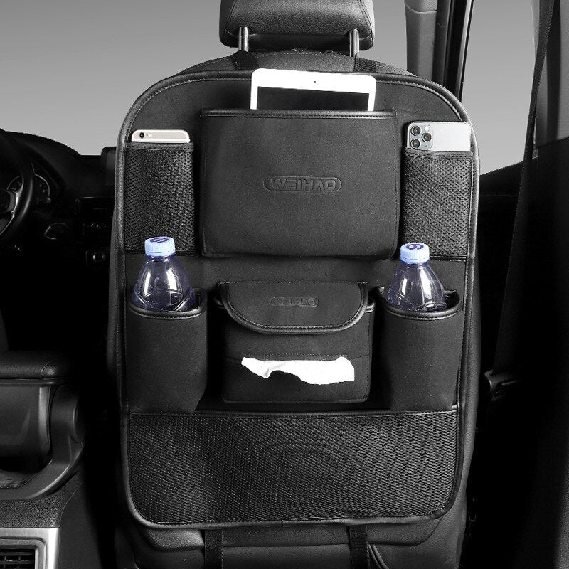 Car Seat Back Organizer 8 Pockets Backseat Storage