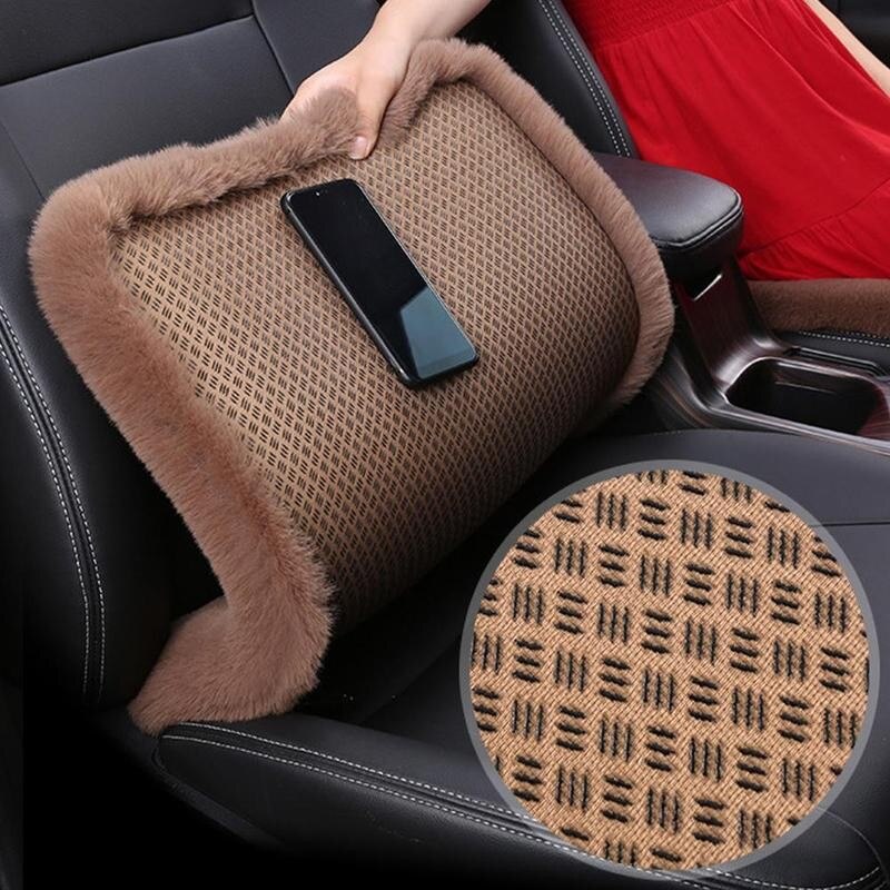 Car Seat Cushion Pad Pure Wool Warm & Breathable Comfort