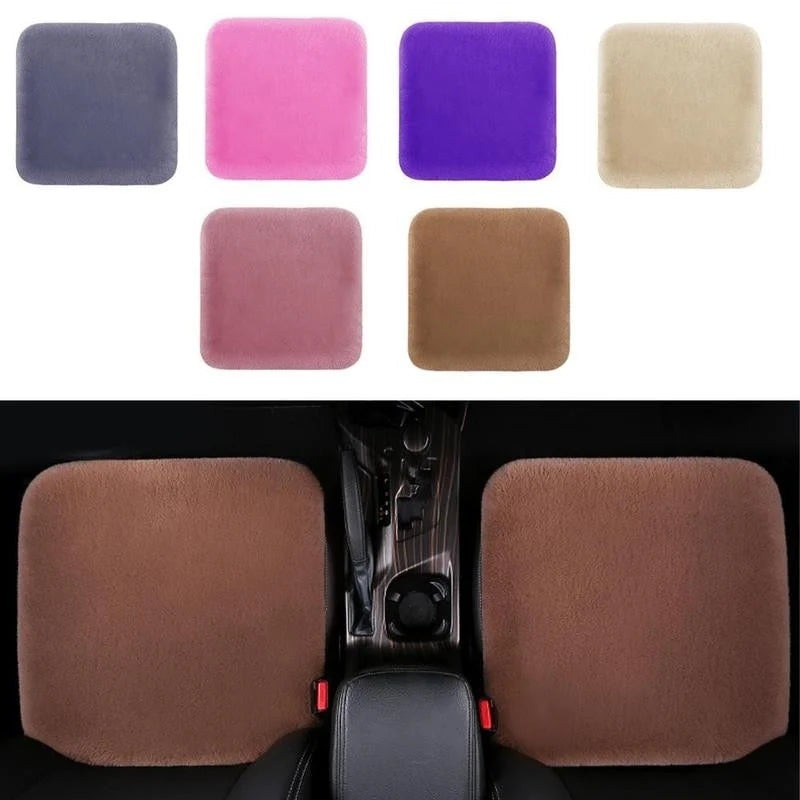 Car Seat Cushion Pad Pure Wool Warm & Breathable Comfort