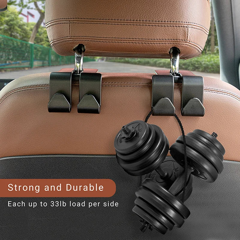 Car Seat Hooks Space-Saving Set of 2