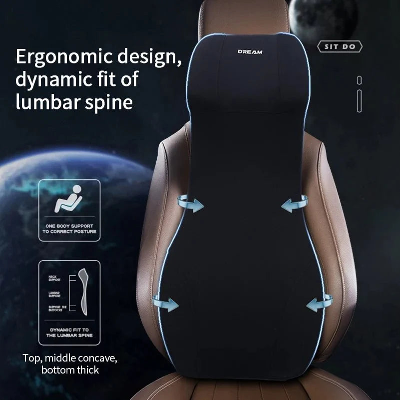 Car Seat Support Cushion Six-Point Memory Foam
