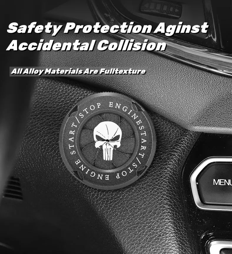 Car Start Button Cover Zinc Alloy Accidental Press Protection