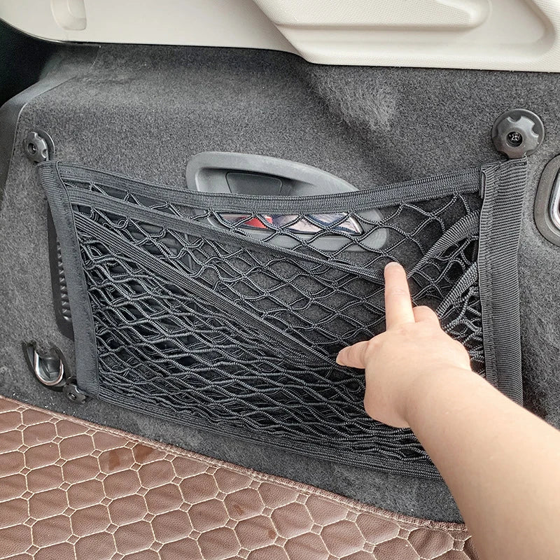 Car Storage Net Stretchable Mesh Secure Mounting
