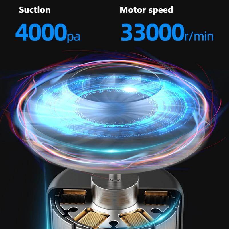 Car Vacuum Cleaner Cordless 4000 Pa Suction